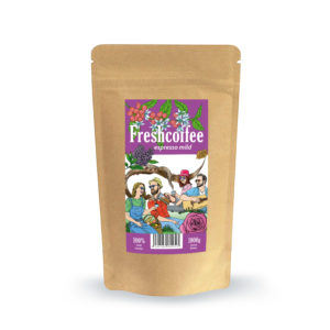 Freshcoffee "Espresso Mild" 1kg., (Allrounder). Geröstet am: 21.10.2026